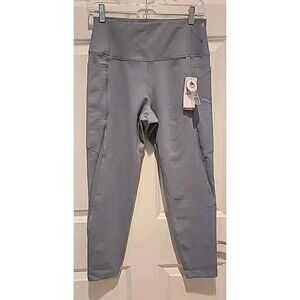 NWT Apana High Rise Sage Green "Cosmic Dust" Pocket Yoga 7/8" Ankle Leggings Sz